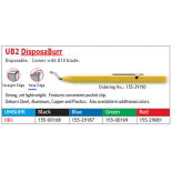 Set 20 buc debavurator UB2 DisposaBurr  maner galben