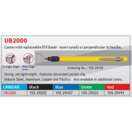 Set 20 buc debavurator UB2000  maner galben