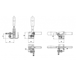 Kit senzor de control cu bază orizontala forma130 A E