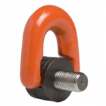 Inel de ridicare dublu articulat cu surub - cu punct de prindere fix