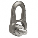 Inel de ridicare dublu articulat cu surub - executie inox