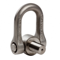 Inel de ridicare dublu articulat veriga cu surub - executie inox